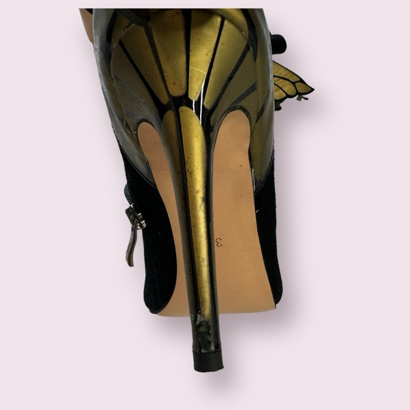 Suede heels with butterflies US8 - Picture 9 of 10